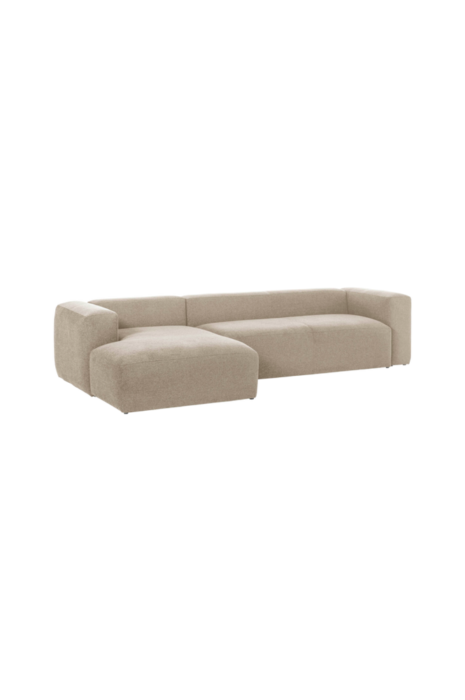 BLOK soffa – divan vänster Beige