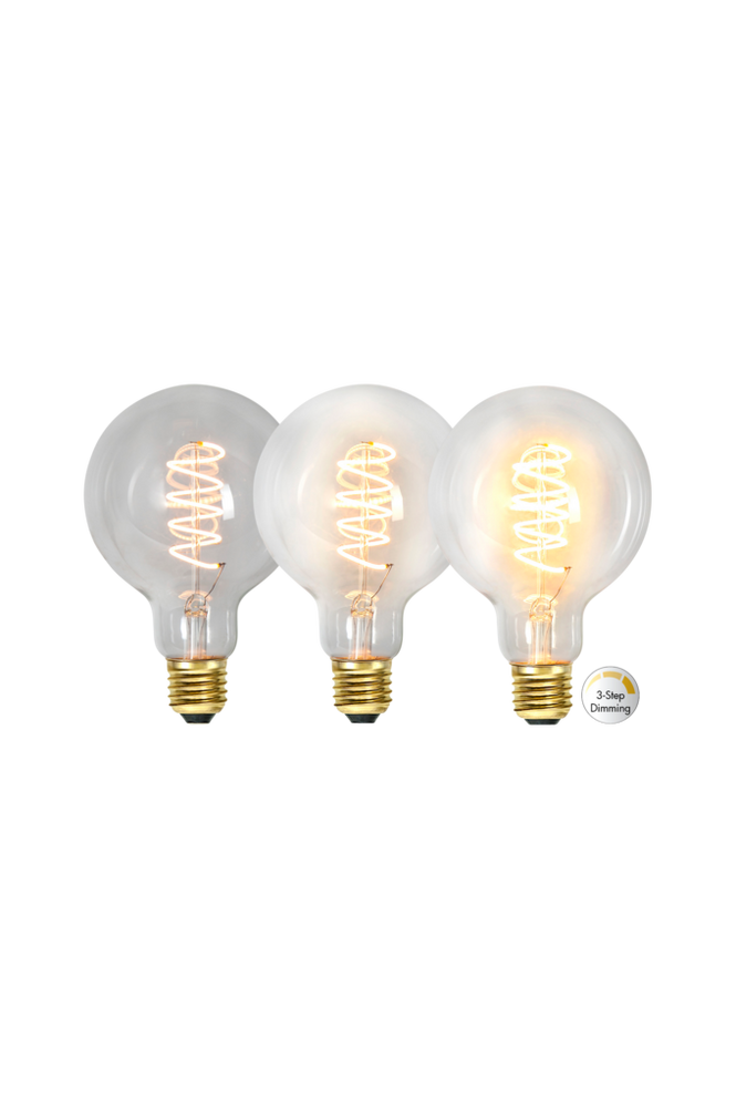 LED-lampa G95, Decoled Spiral Clear 3-step