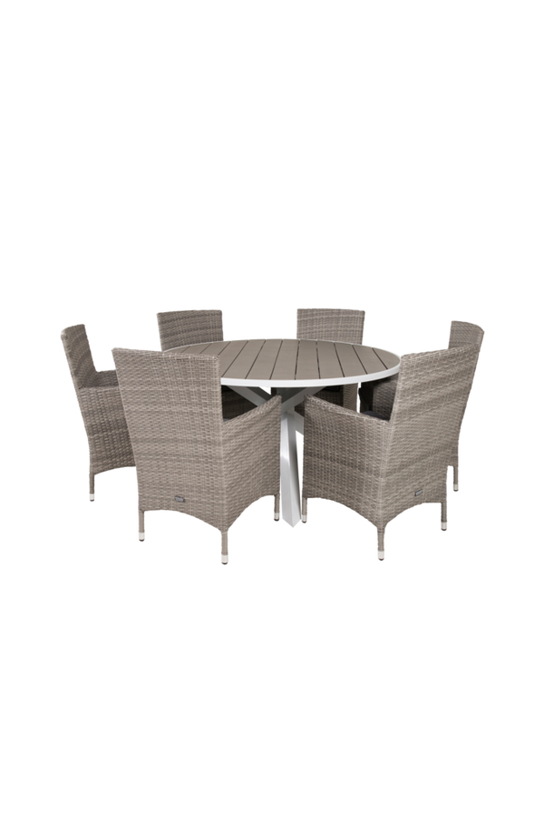Bilde av Spisebord Pascal og 6 Meja spisestoler - 1
