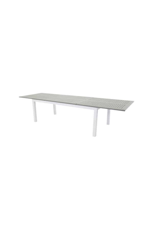 Bilde av Spisebord Alf 90x160-240 cm - Hvit/grå
