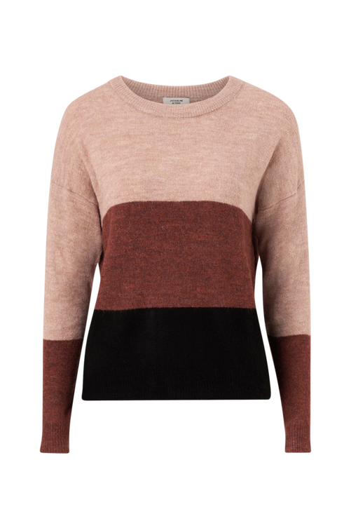 Jacqueline de Yong Trøje jdyGadot L/S Pullover Knt - Grå - Striktrøjer Jacqueline de Yong Trøje jdyGadot L/S Pullover Knt - Grå - Striktrøjer