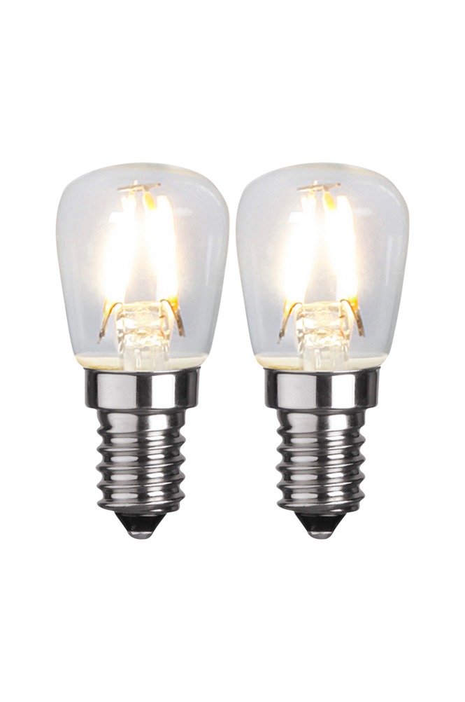 LED-Lampa E14 2-Pack Clear