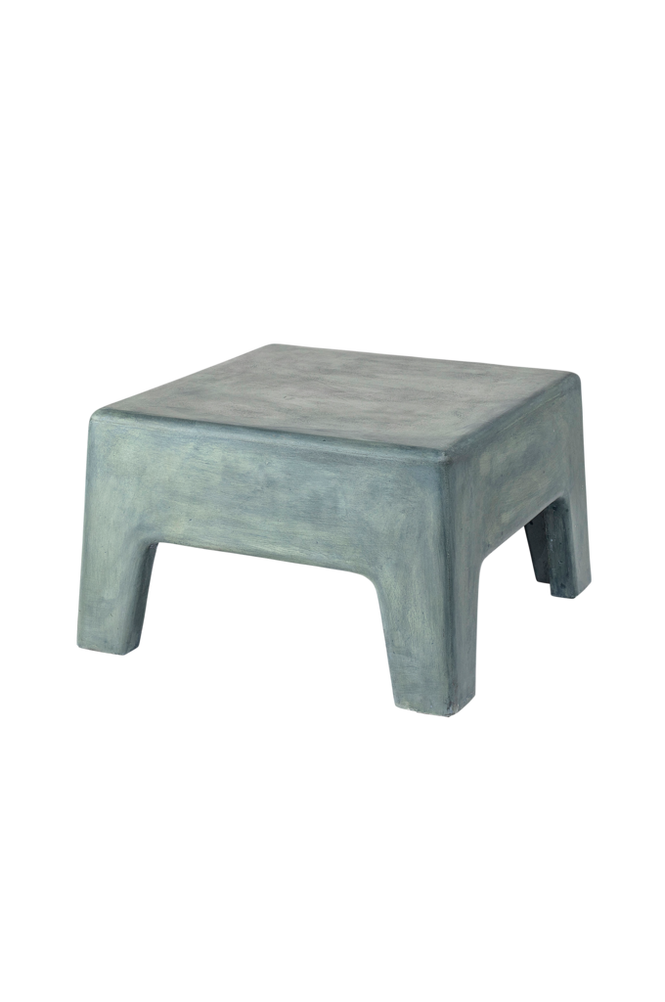 Bloomingville - Concrete Ravi Stool - Green - Low