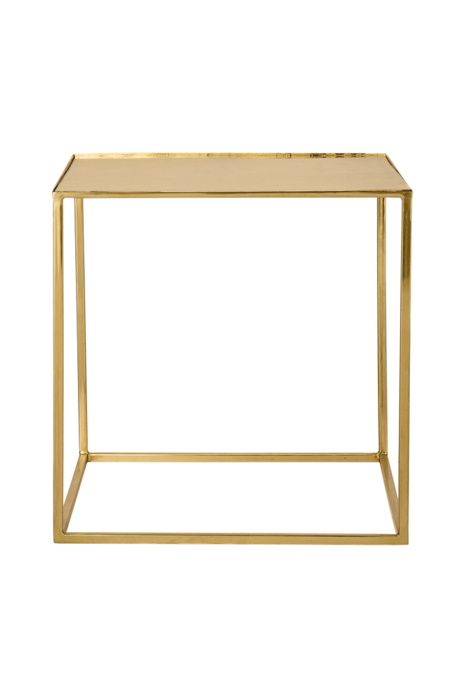Bloomingville - Cube Side Table - Gold