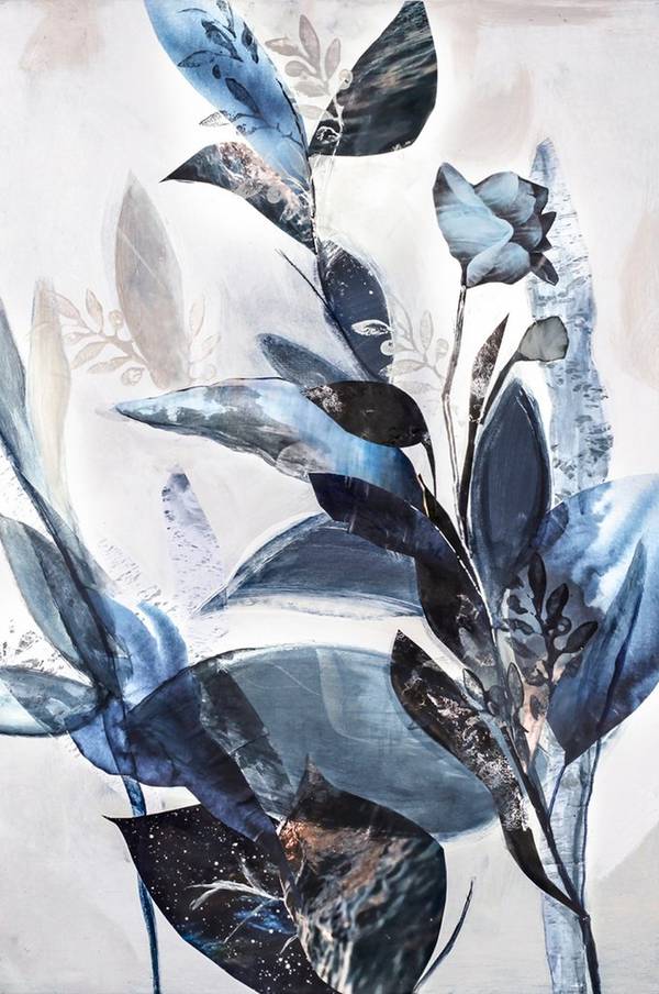 Bilde av Poster Blue leaves - 1
