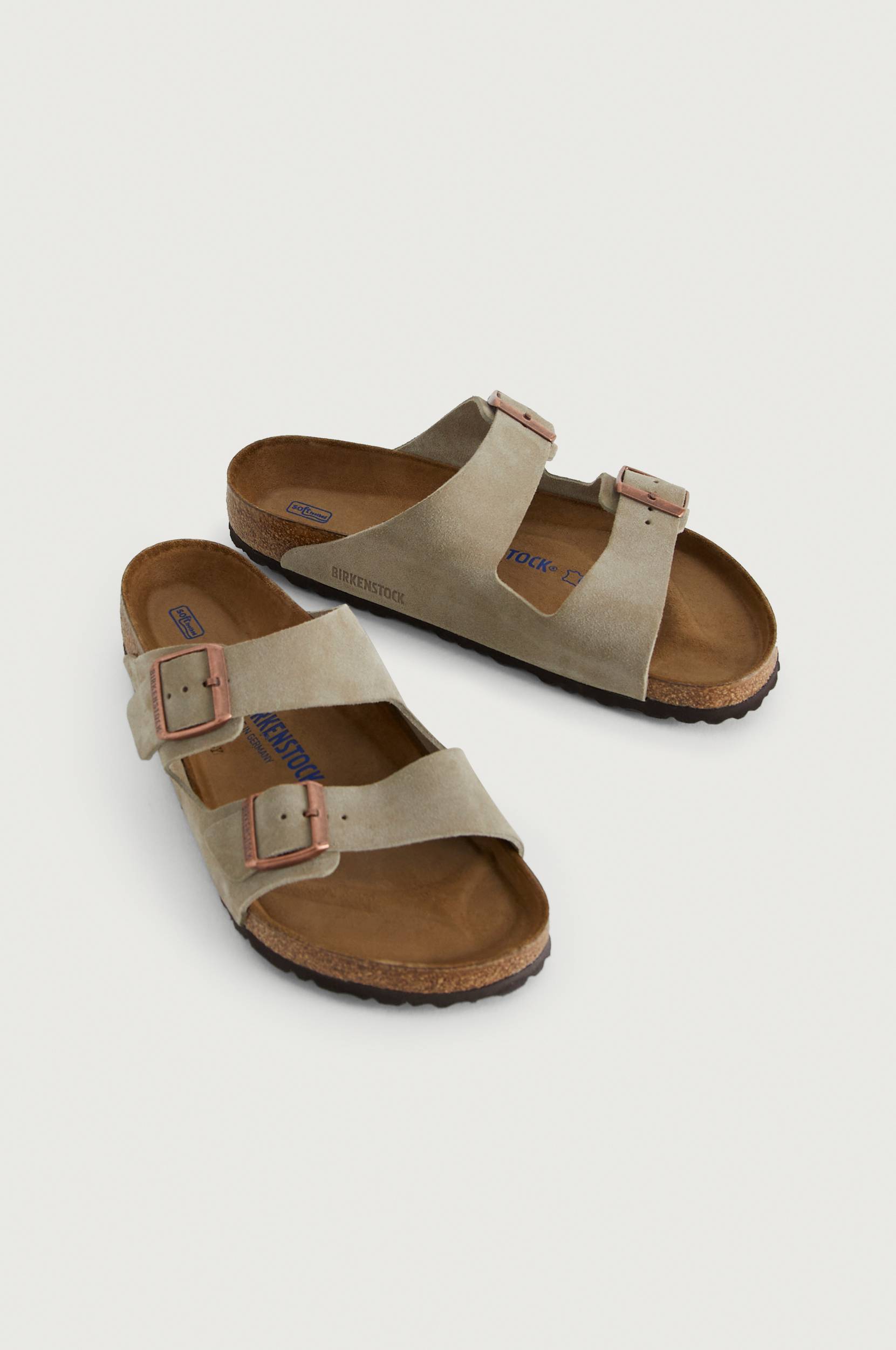 Birkenstock - Sandaler Arizona Soft Footbed - Beige - 40