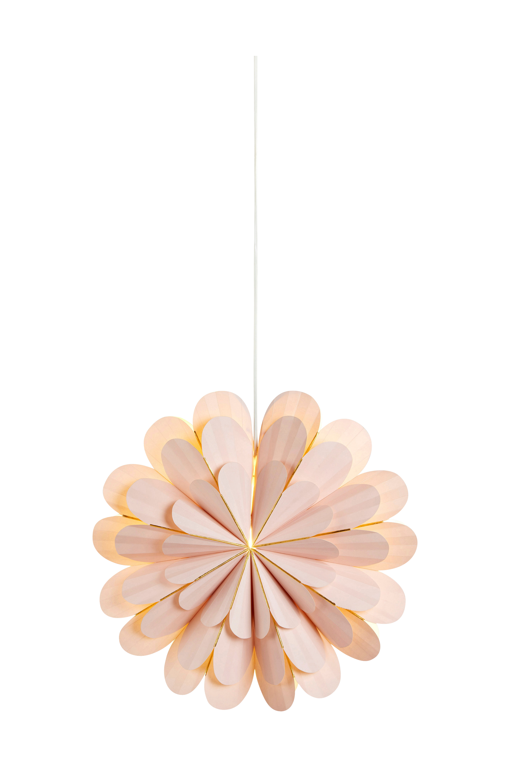 Markslöjd - MARIGOLD hängande stjärna 45 cm  - Rosa