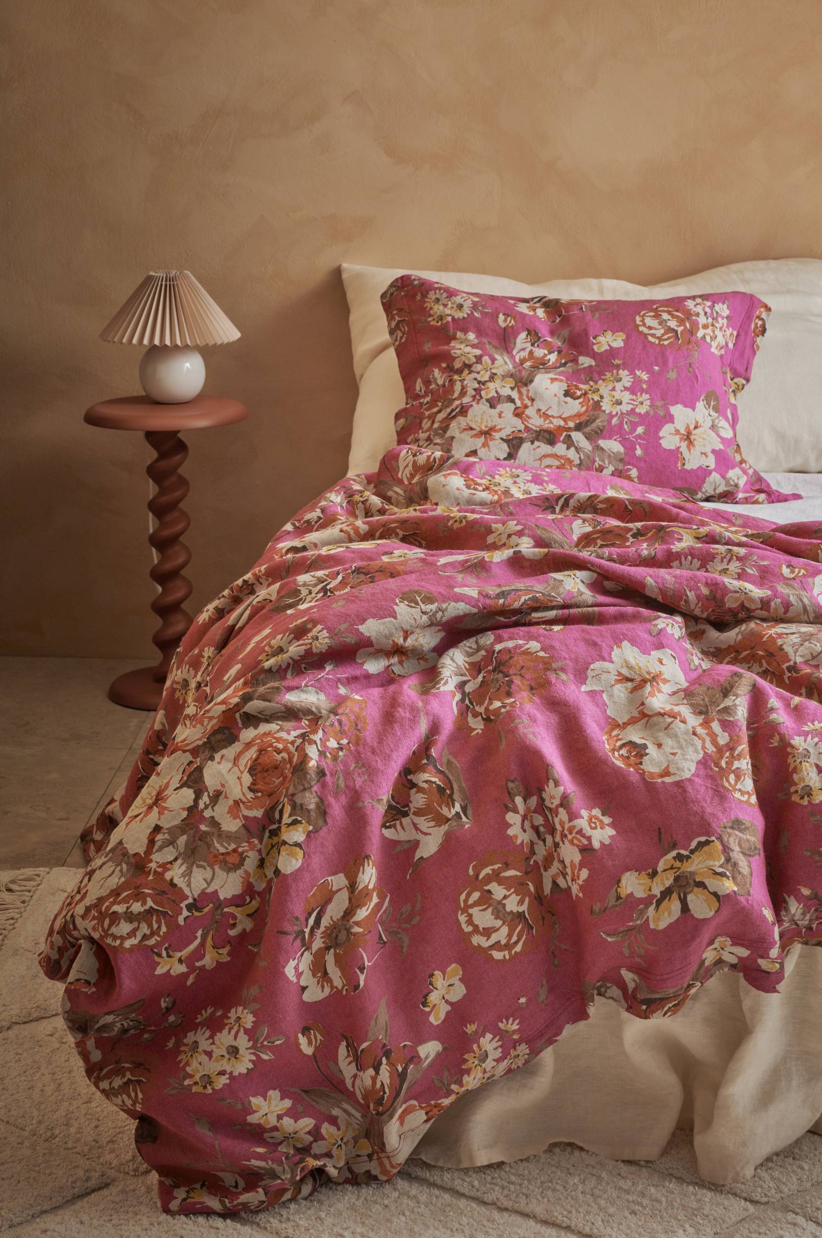 Ellos - Påslakanset Candice Rose 2 delar - Rosa - 150X200