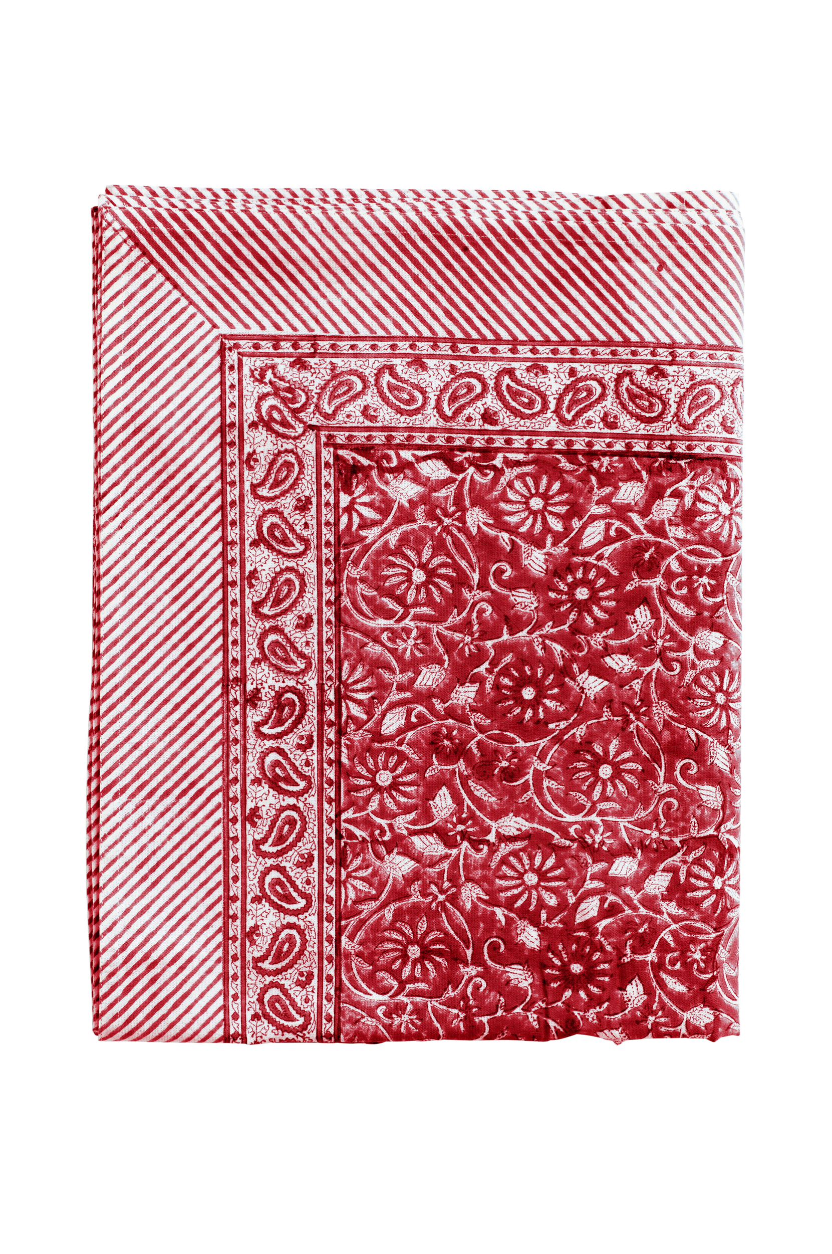 Chamois - Duk Margerita - Röd - 150X230