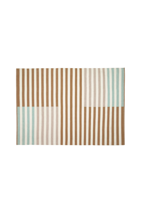 Bilde av Aien teppe flerfarget stripete PET - 30151
