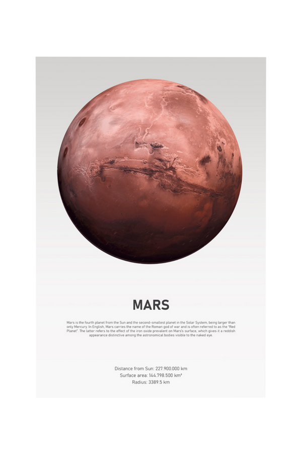 Bilde av Poster Mars Light - 1
