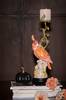 Korkea kynttilänjalka Papukaija, korkeus 43,5 cm