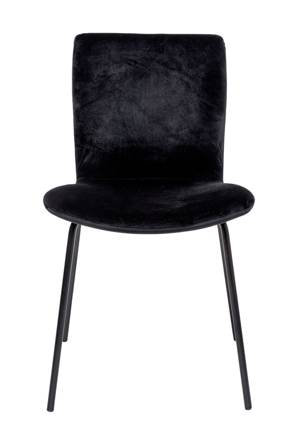 Bilde av Bloom Dining Chair, Black, Polyester - 30151
