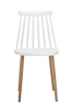 Bajo Chair, White, Plastic