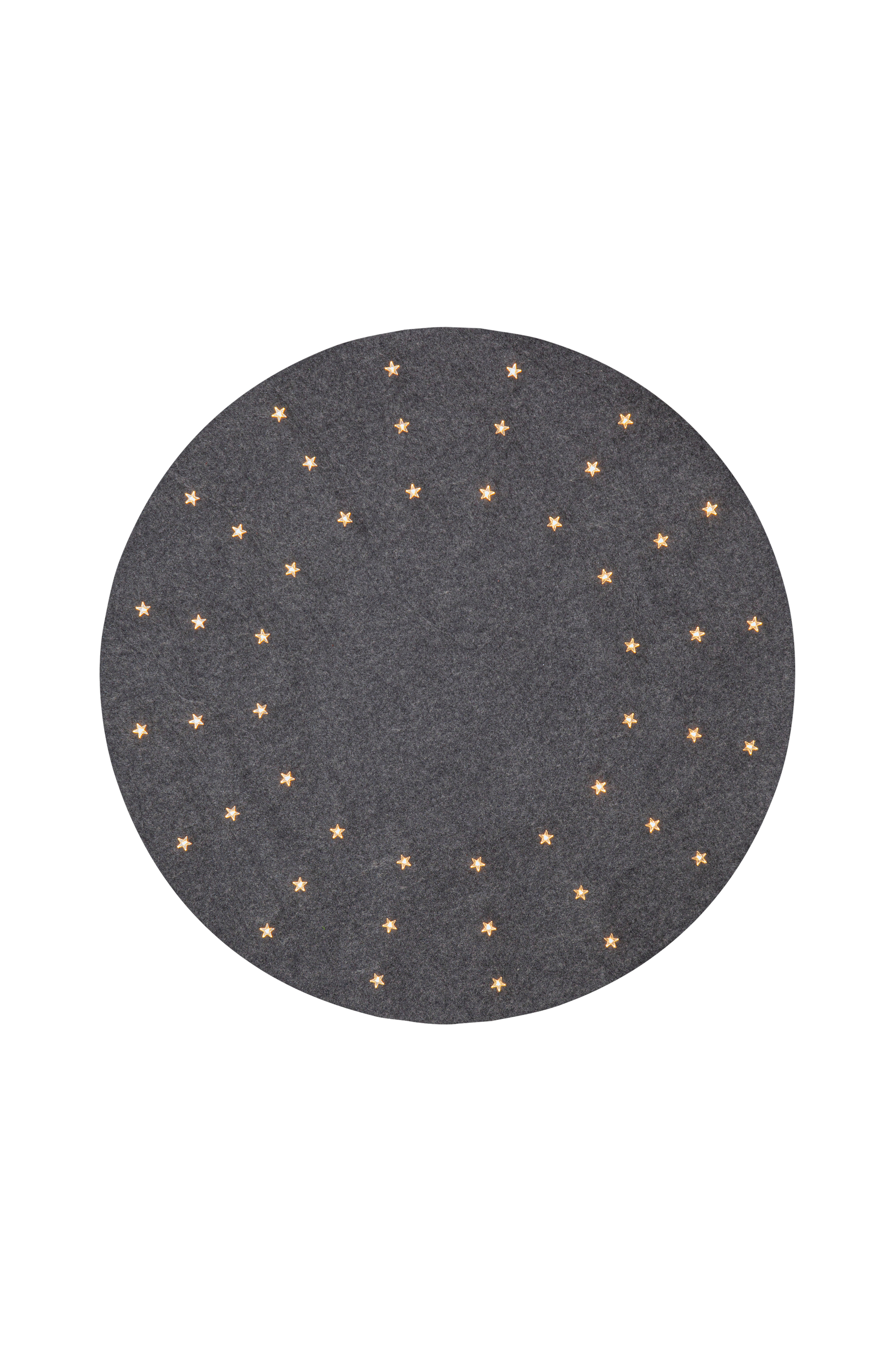 Star Trading - Julgransmatta Granne 80 cm - Grå