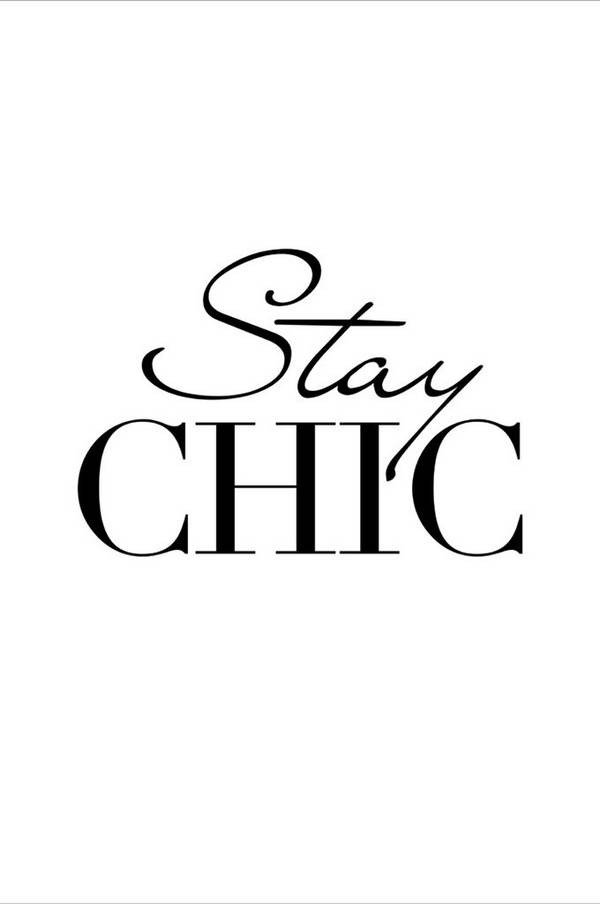 Bilde av Poster Stay Chic - 1
