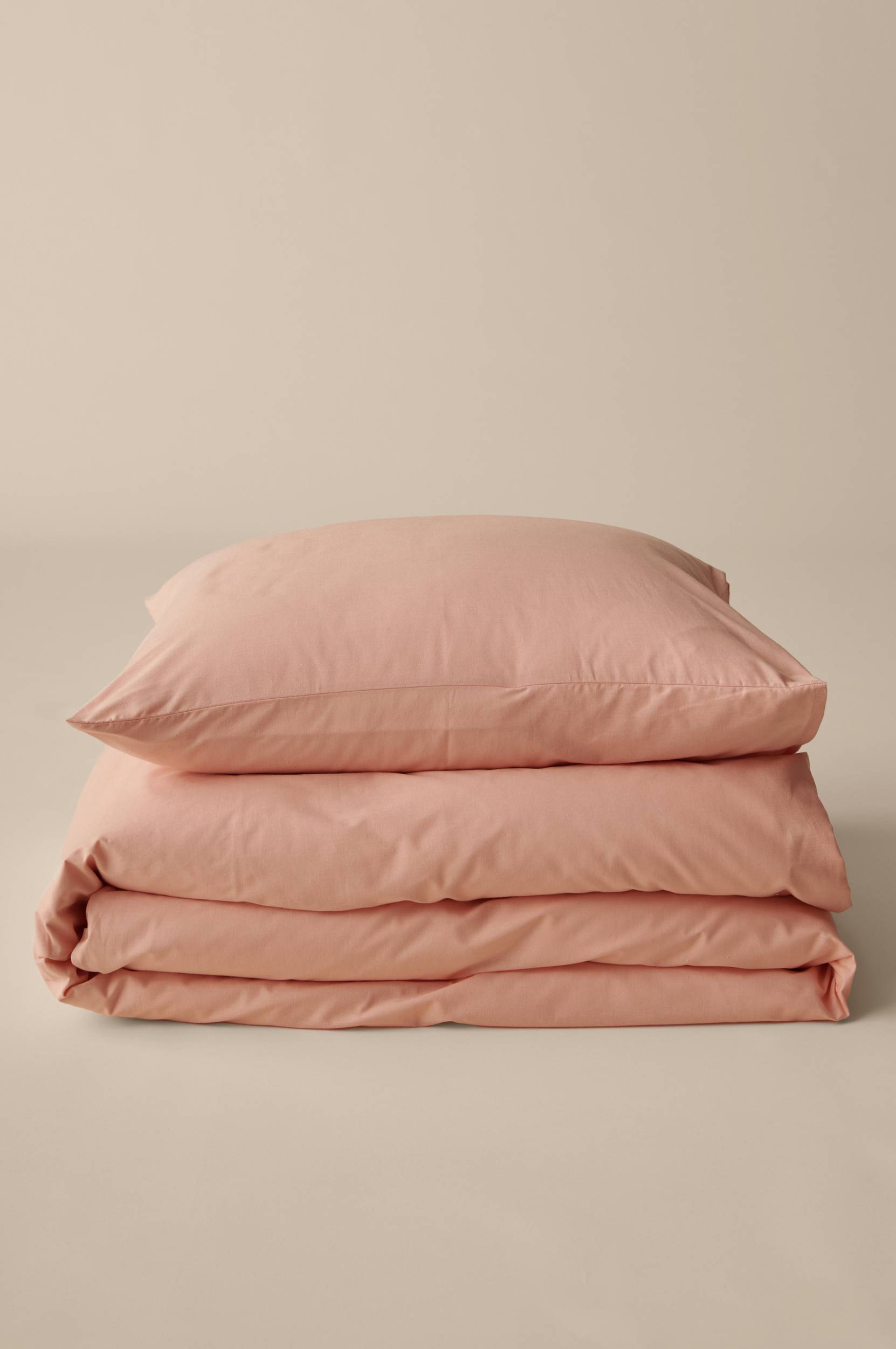&Home - Påslakanset Heaven i bomull, 2 delar - Rosa - 150X210
