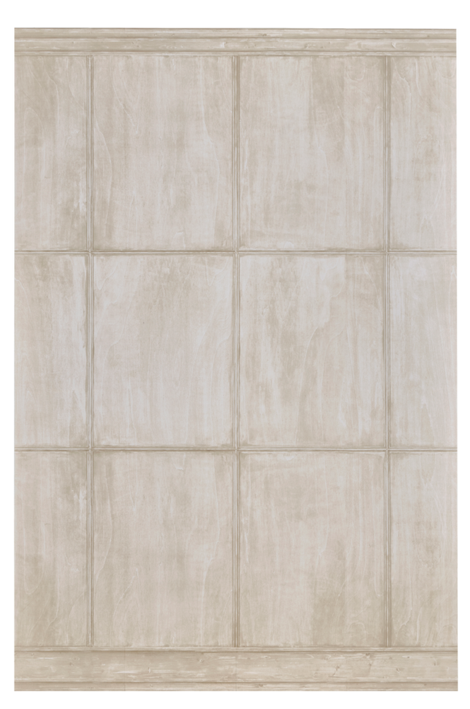 Staycation Tapetprøve Wall Panelling Lys beige