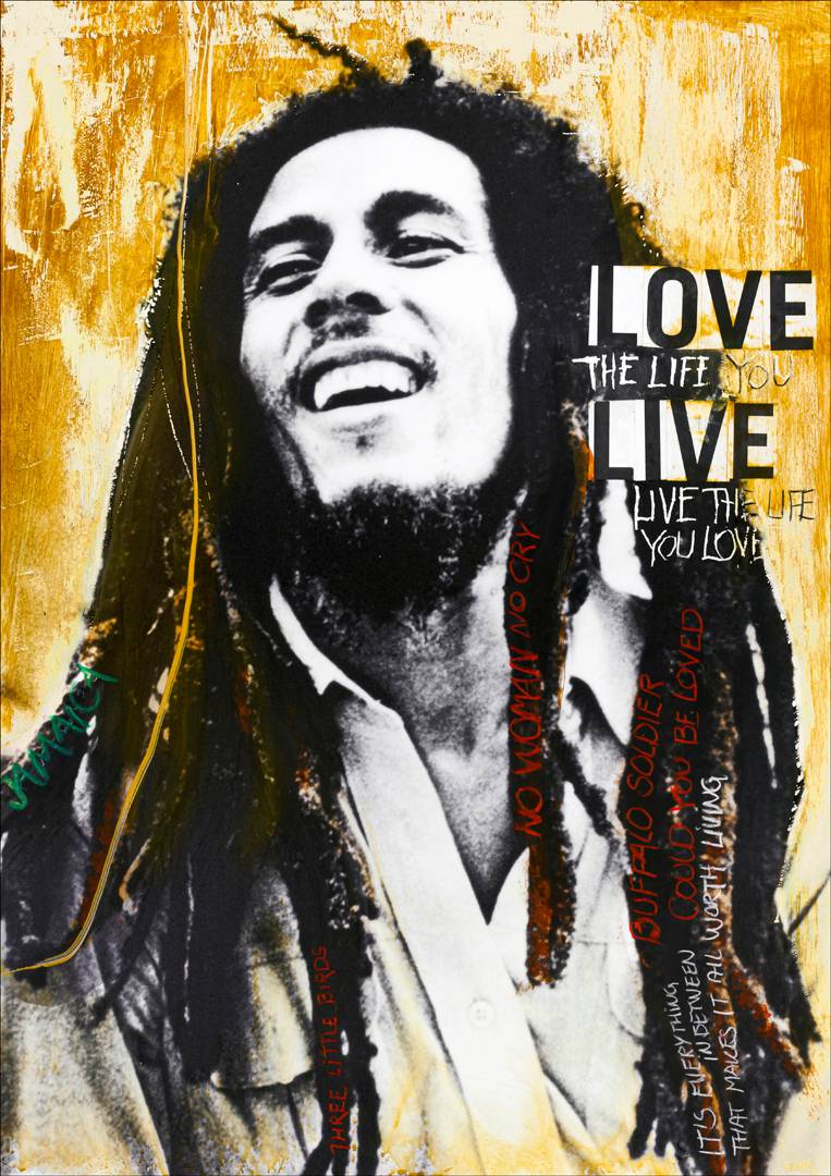 Malerifabrikken - Poster Marley by artist - Multi - 70X100