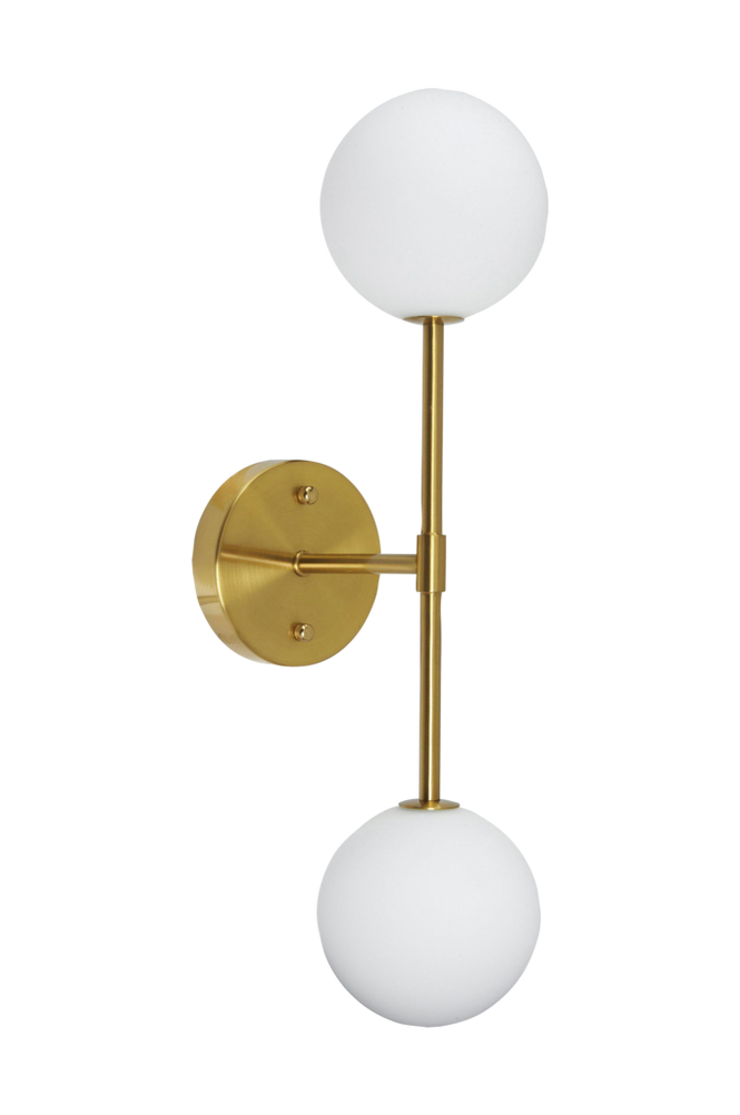 Vägglampa Sigma 49 cm Guld opal