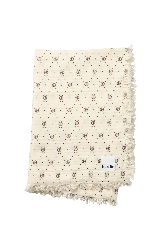 Elodie Details Soft Cotton Blanket – Monogram