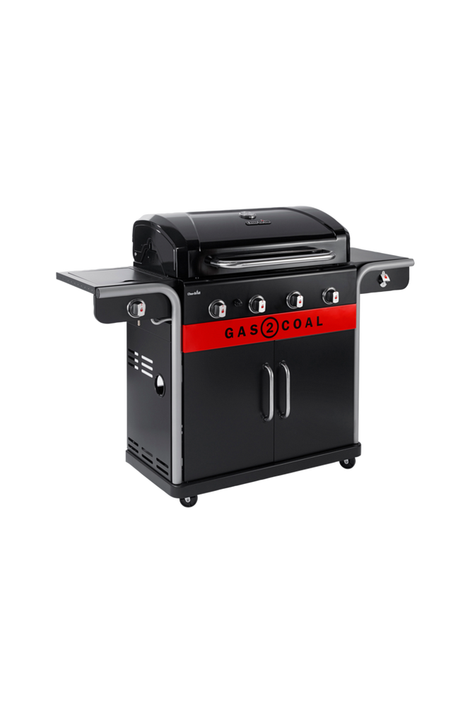 Char-Broil Hybridgrill Gas2Coal 2.0 4+1 brennere