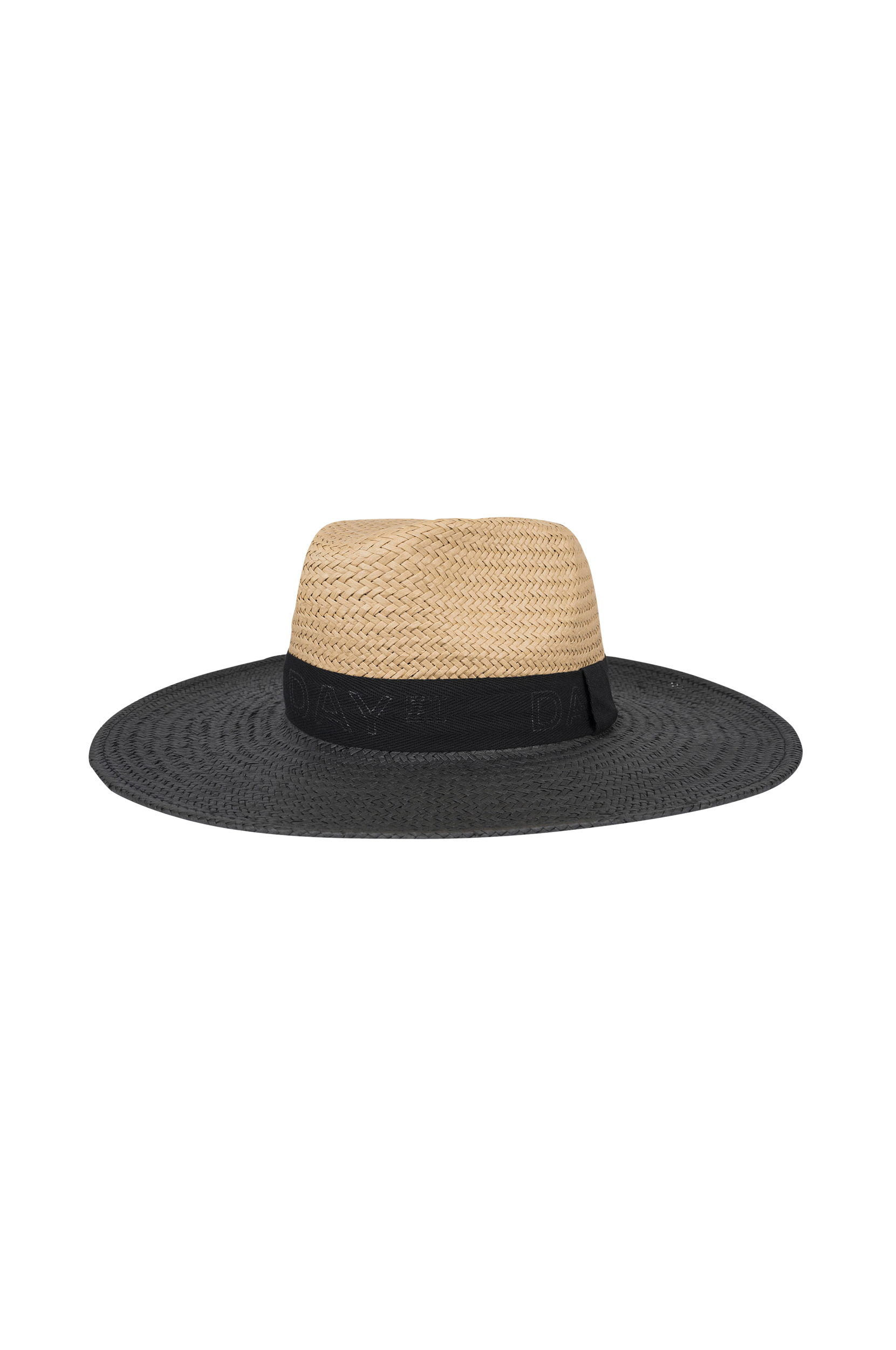 DAY - Hatt Day Straw Fedora Svart