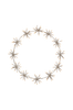 Silhuett Flower Ring 50 cm Hvid