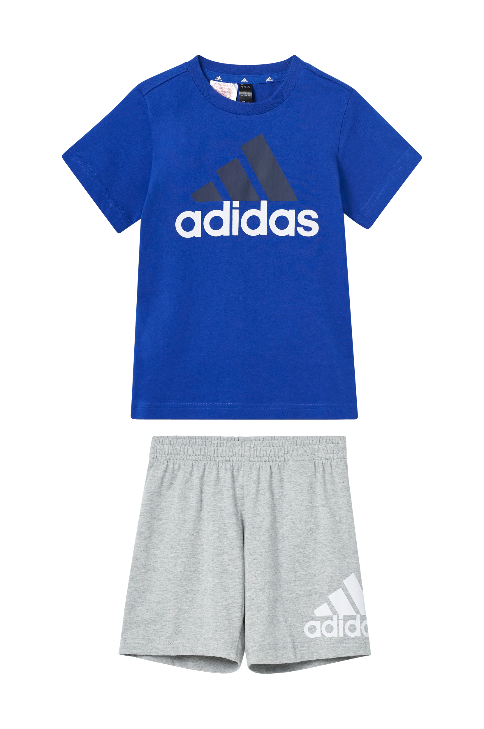 adidas Sport Performance - Sett med T-shirt og shorts LK BL CO T Set - Blå - 116
