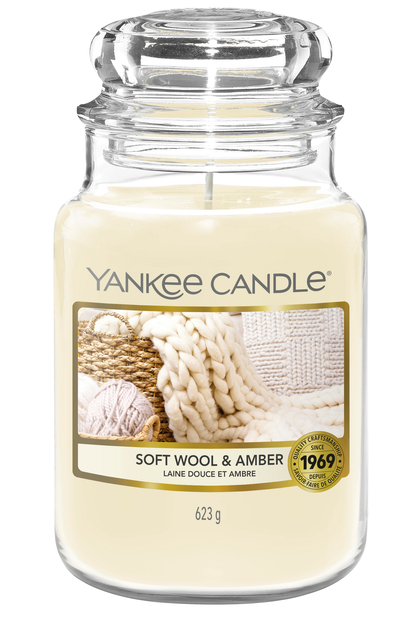 Yankee Candle - Classic Large – Soft Wool And Amber