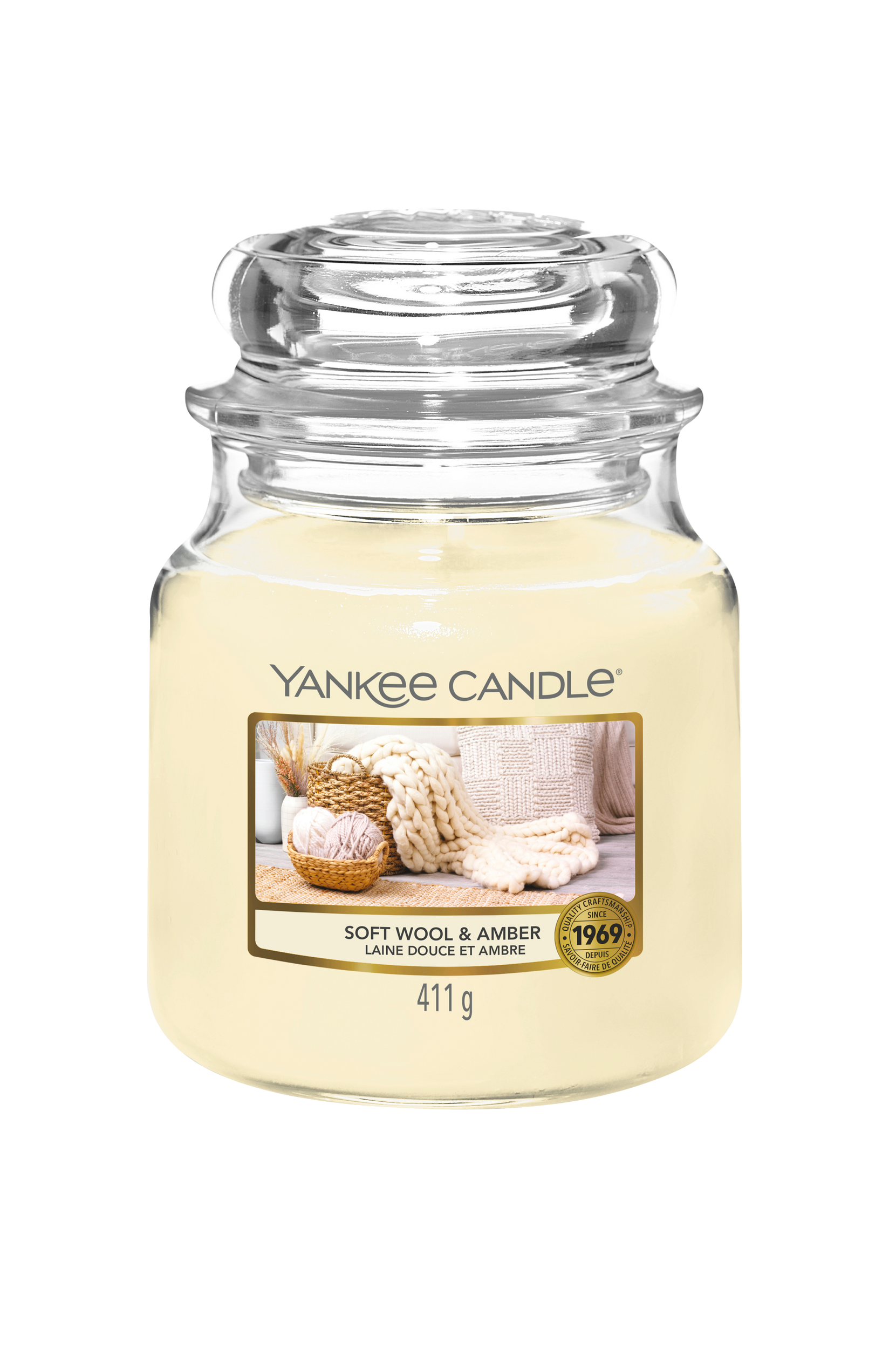 Yankee Candle - Classic Medium – Soft Wool And Amber