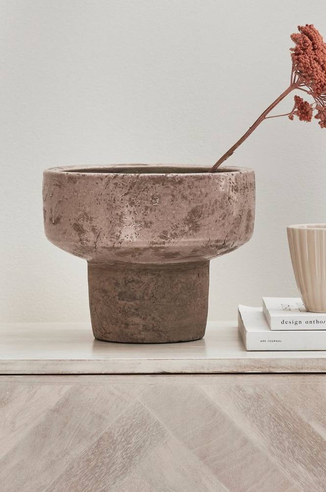 Ellos Vase / krukke Raw Middle høyde 17,5 cm