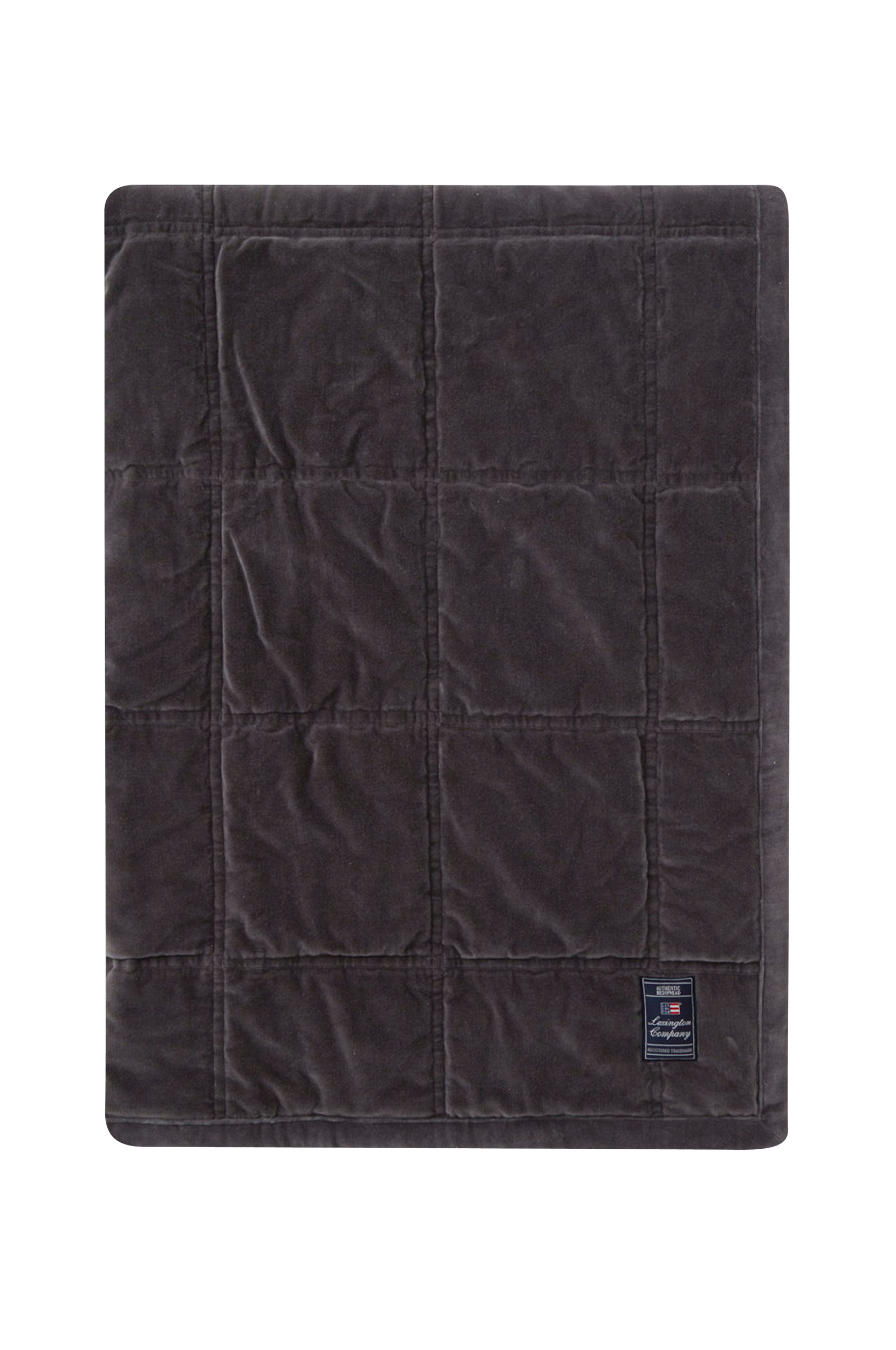 Lexington - Överkast Quilted Cotton Velvet Bedspread - Grå - 260X240