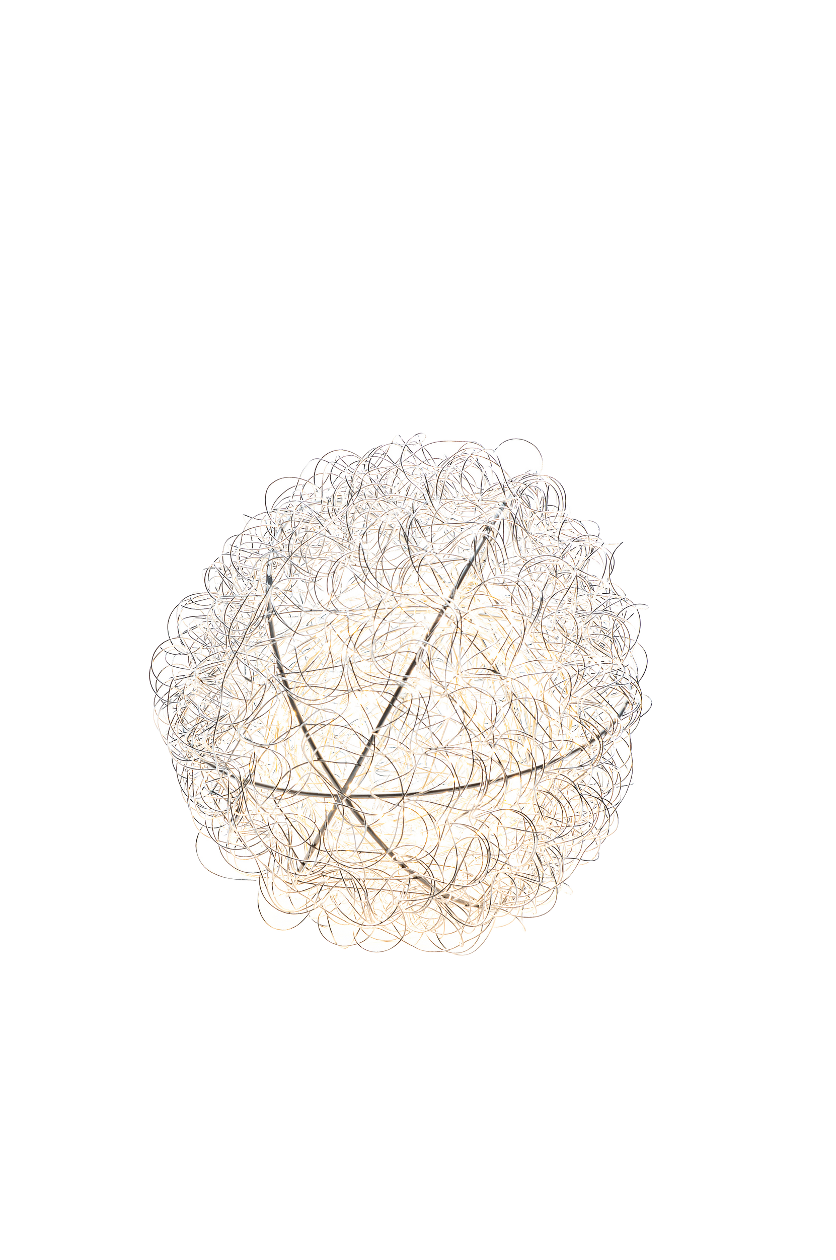 Konstsmide - Dekorationsboll av tråd, 30 cm - Silver