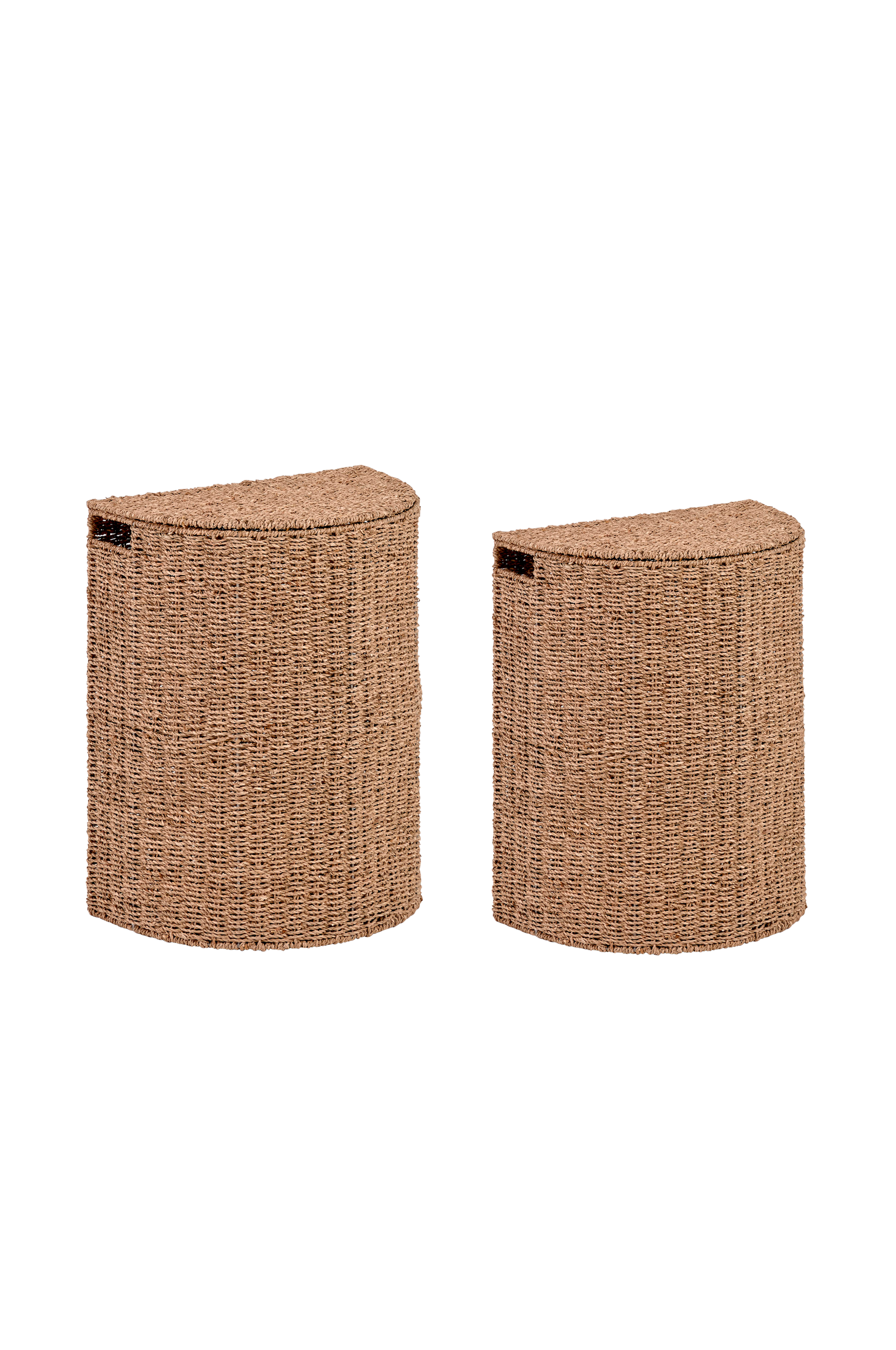 Kave Home - Korg Nazaria, set om 2 - Brun