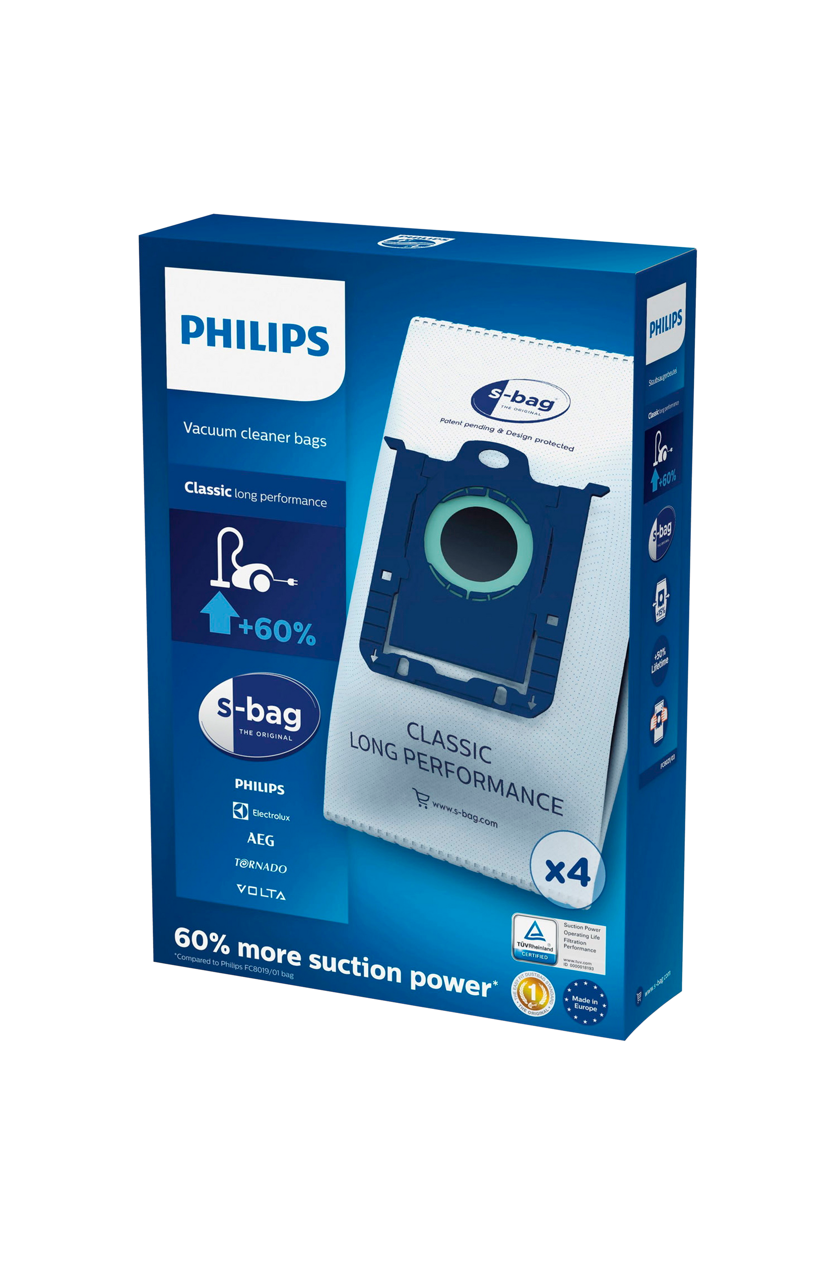 Philips - S-bag® Dammsugarpåsar Philips