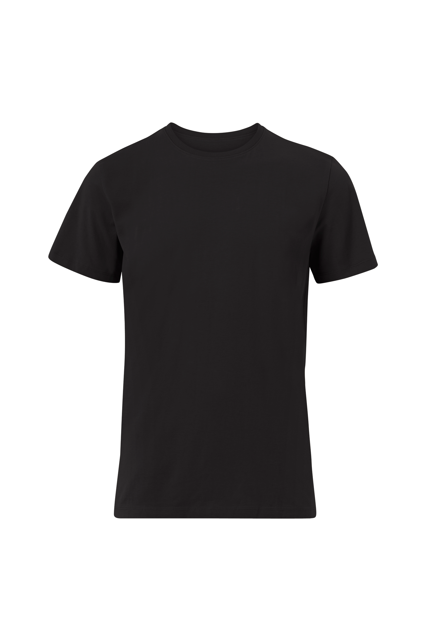 Selected HOMME - T-skjorte slhAspen SS O-neck Tee - Svart - 2XL