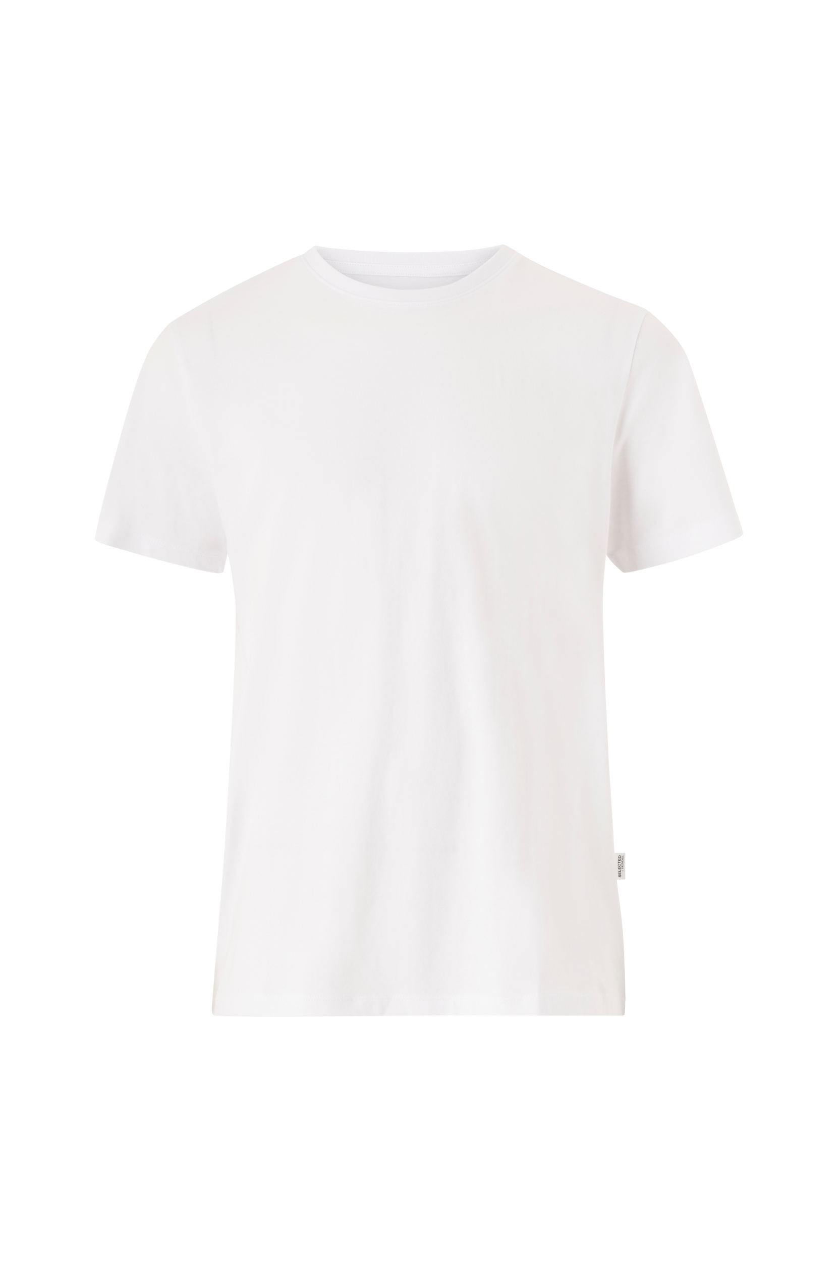 Selected HOMME - T-skjorte slhAspen SS O-neck Tee - Hvit - 2XL