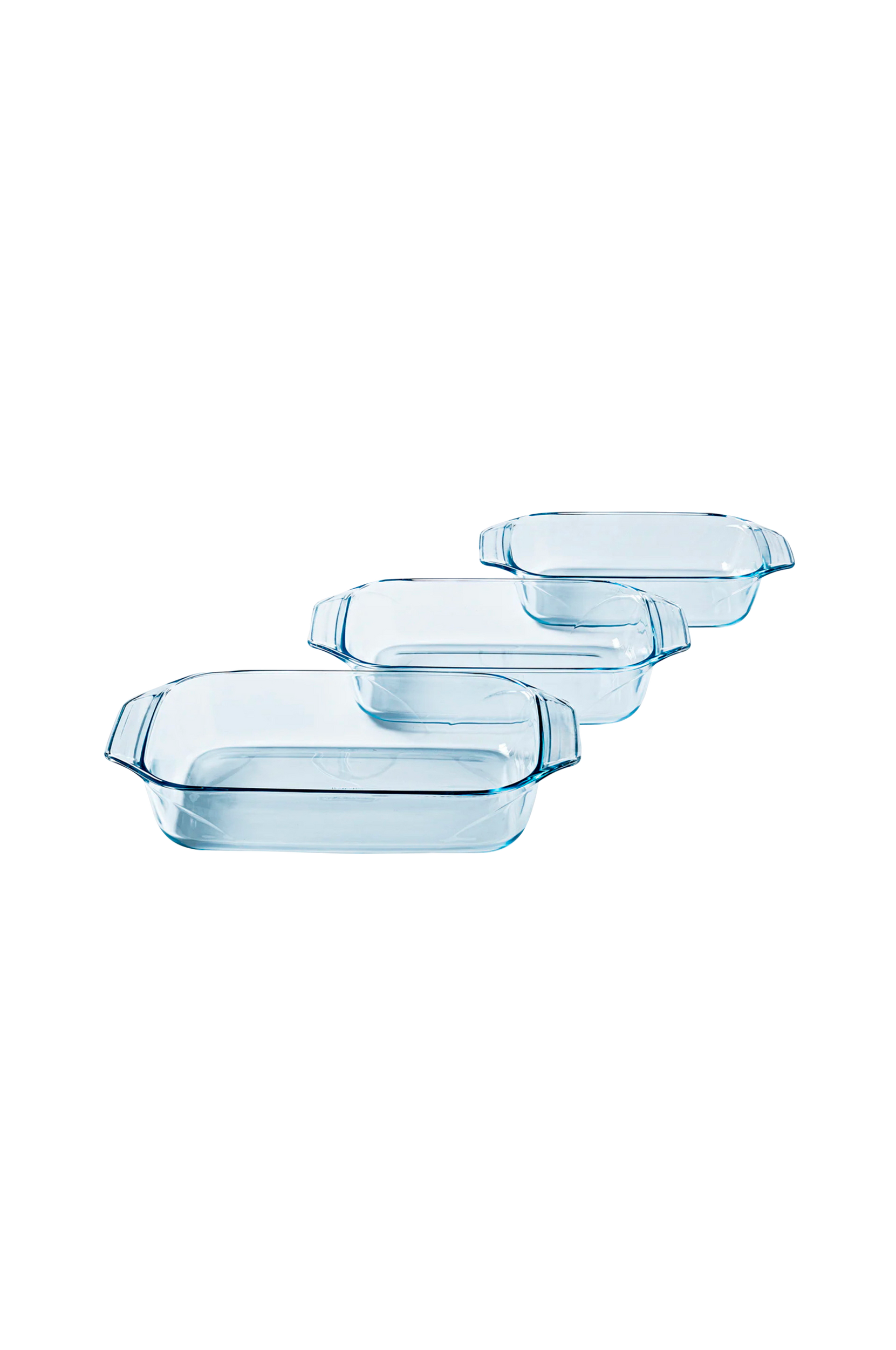 Pyrex - Glasformar, set med 3 st