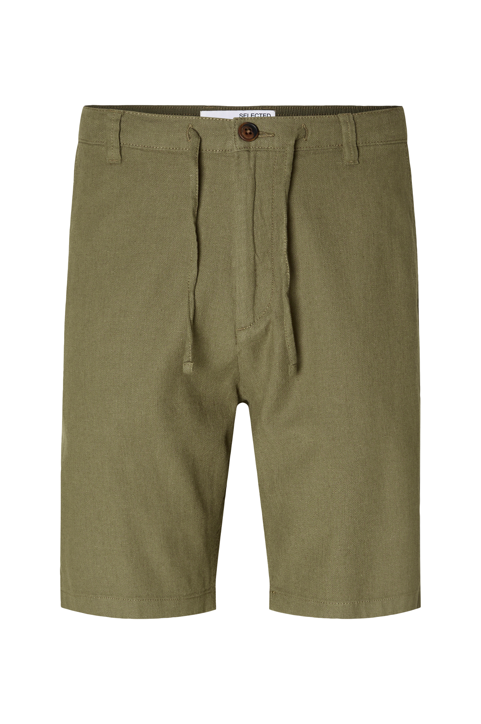 Selected HOMME - Shorts slhComfort-Brody Linen Shorts - Grön - L