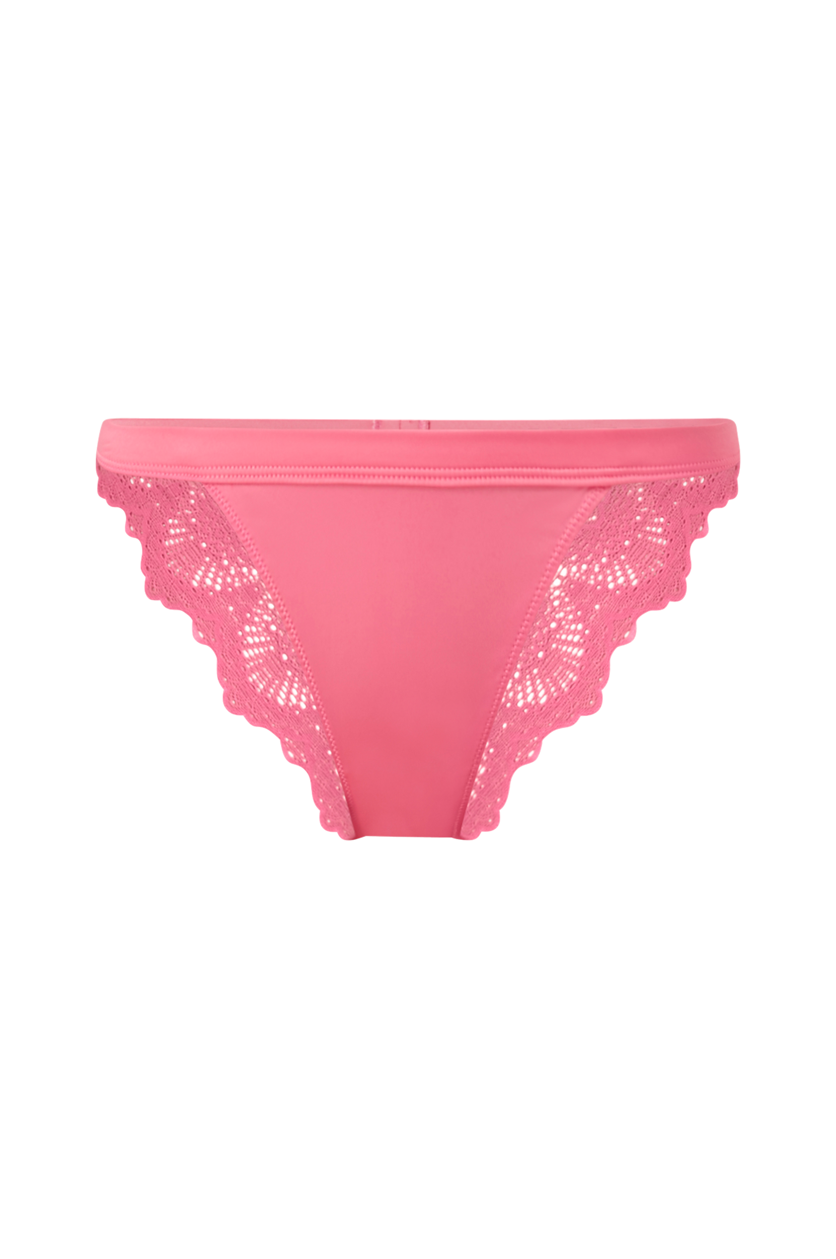 Understatement - Trosor Satin Lace Bikini Tanga - Rosa - 44