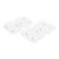 ZWILLING Droppbrickor Fresh & Save för glasbehållare M/L 2-pack White