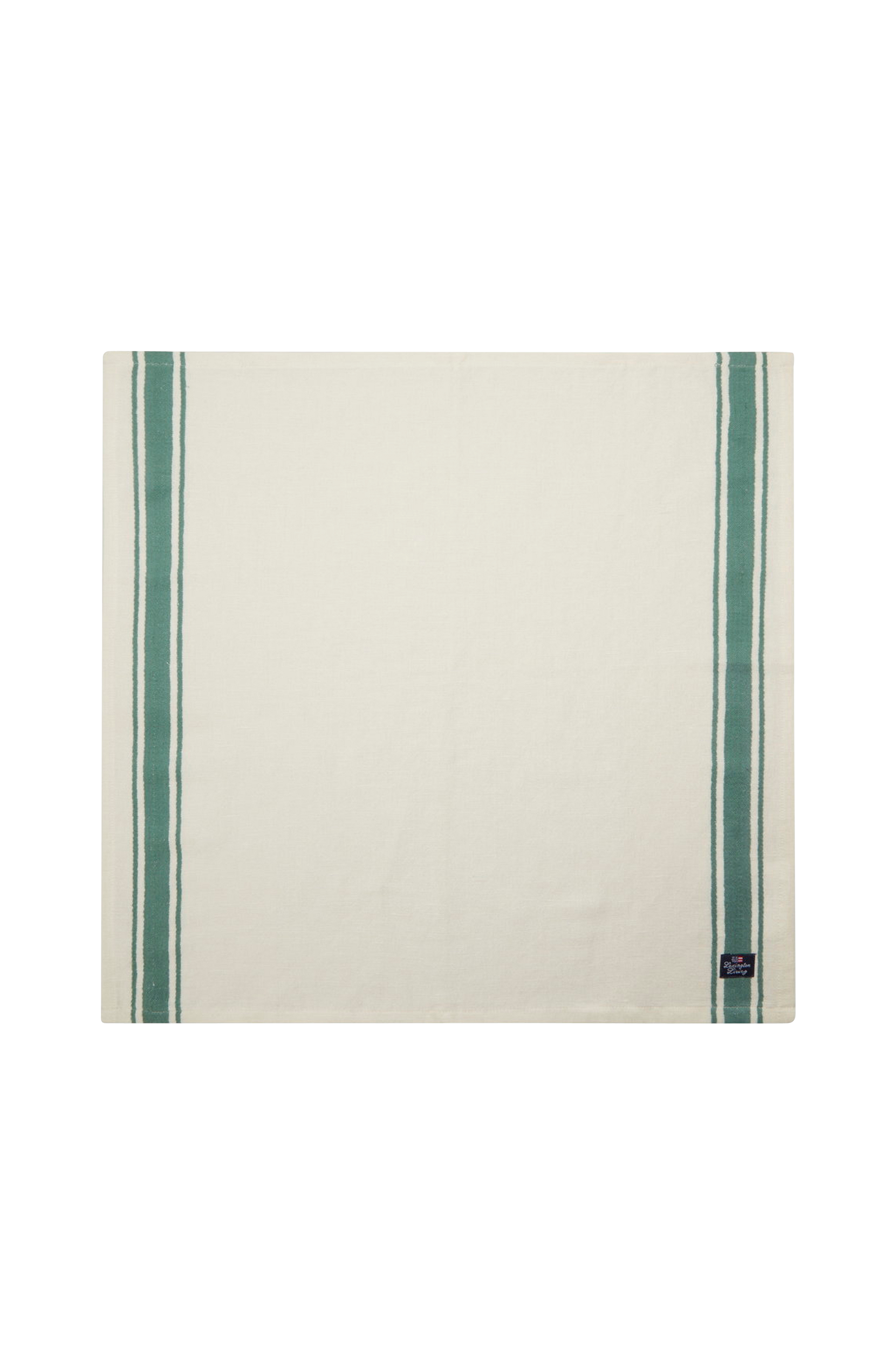 Lexington - Servett Linen/Cotton Napkin with Side Stripes - Grön - 50X50