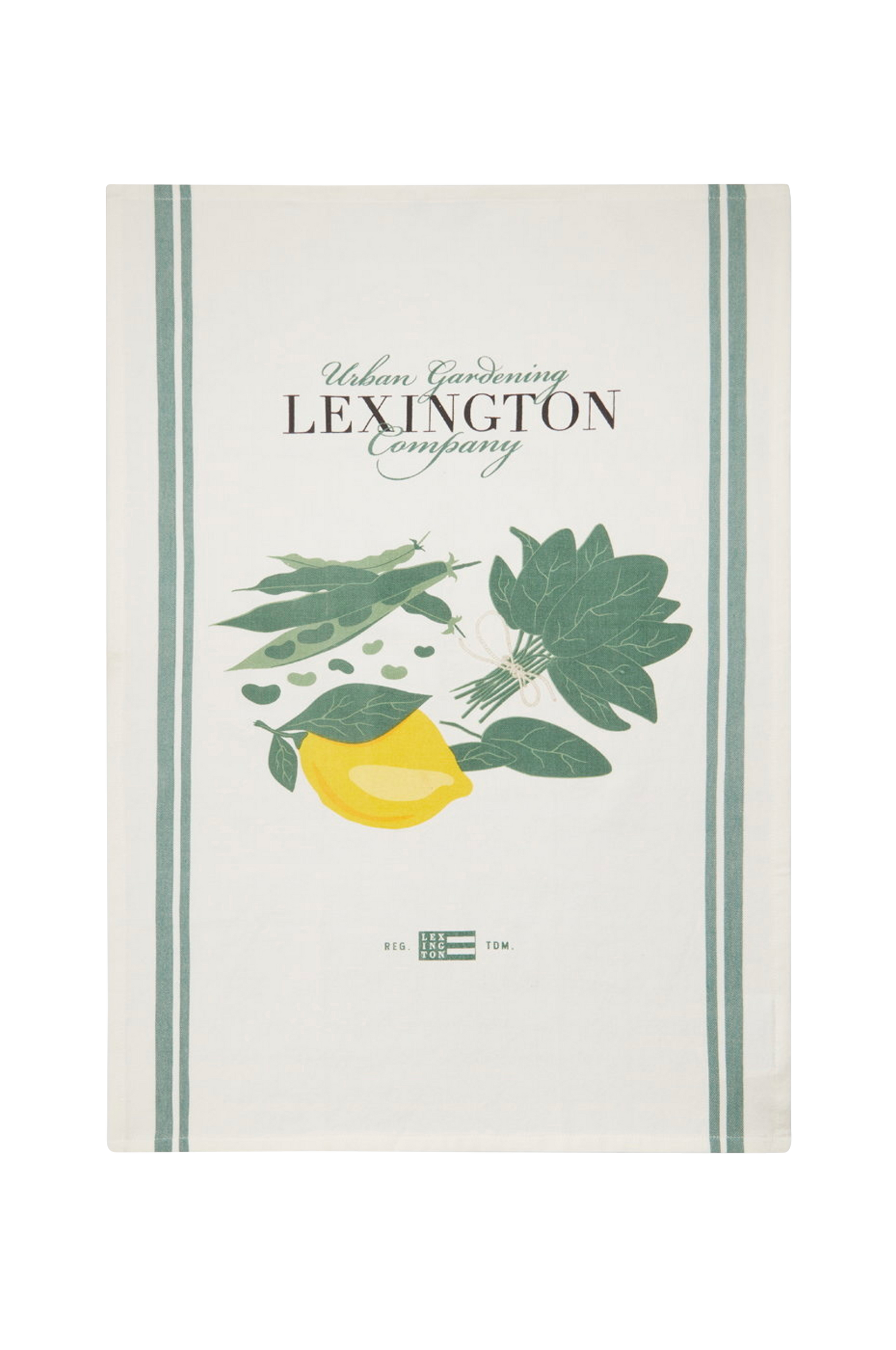 Lexington - Kökshandduk Salad Organic Cotton Twill Kitchen Towel - Vit - 50X70