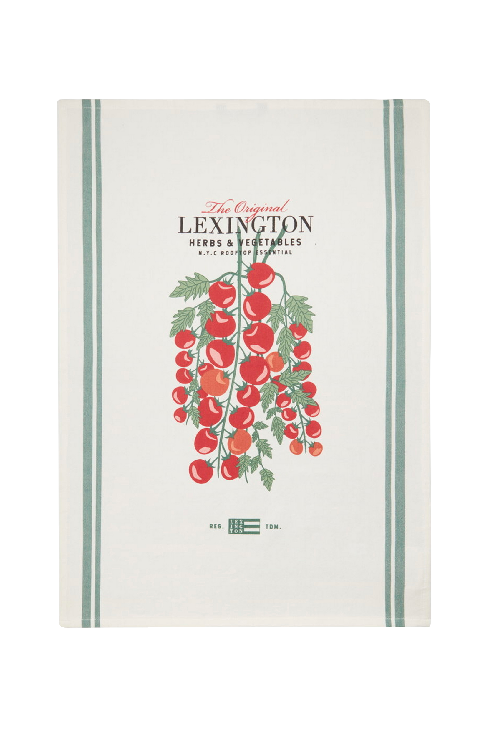 Lexington - Kökshandduk Tomato Organic Cotton Twill Kitchen Towel - Vit - 50X70