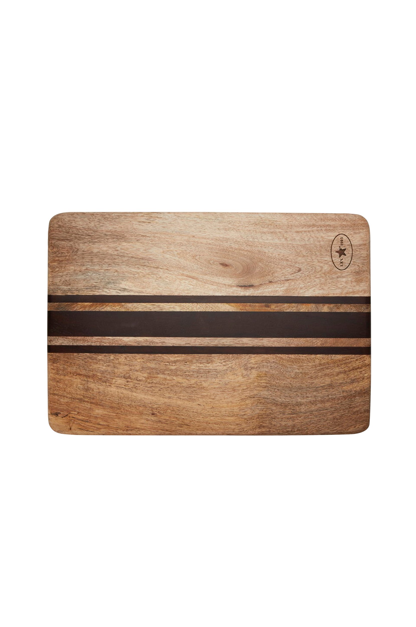 Lexington - Skärbräda Wood Serving Board with Stripes 40x28 cm - Beige
