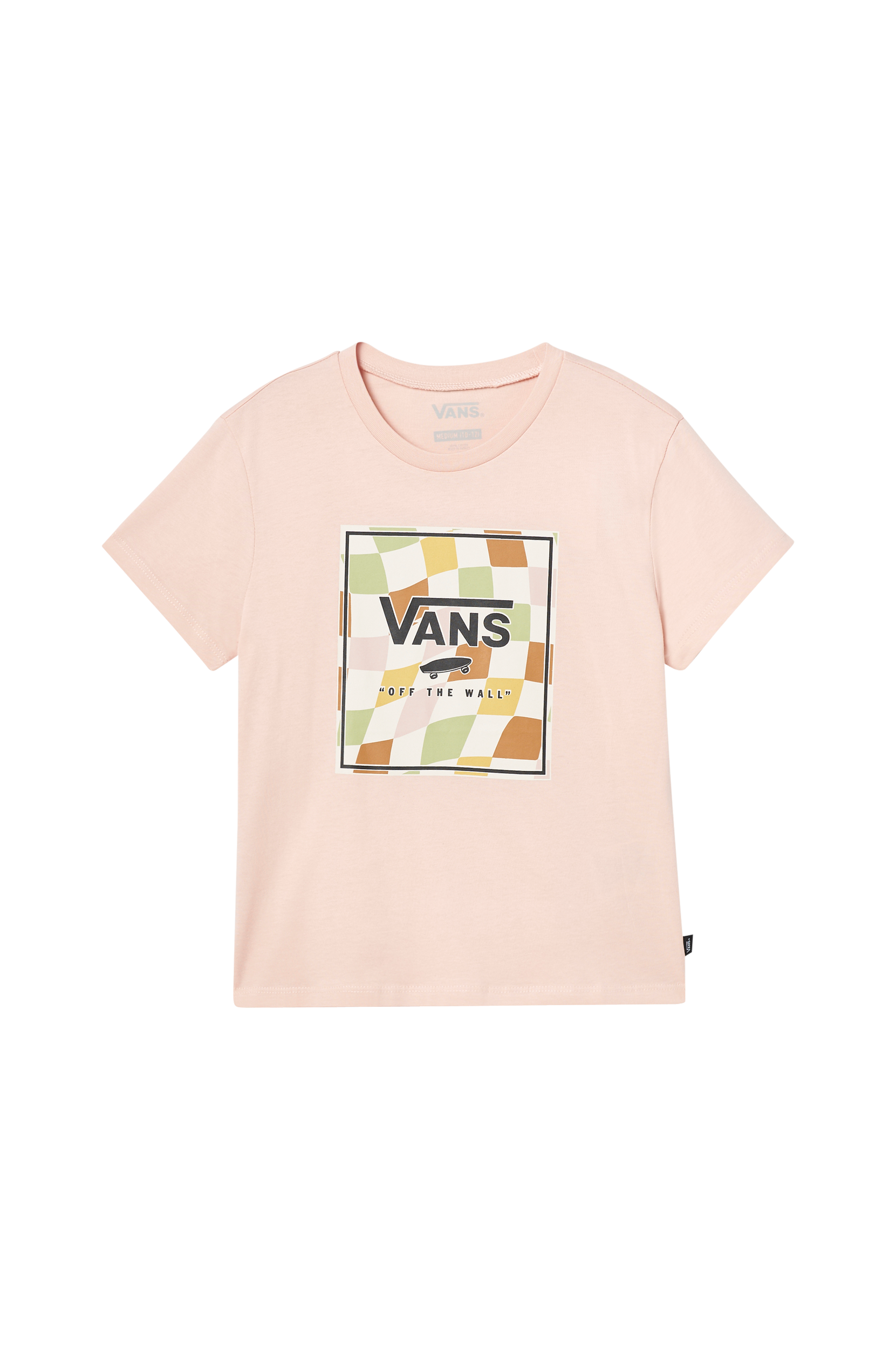 Vans - T-shirt Checker Box Crew - Beige - 170/176