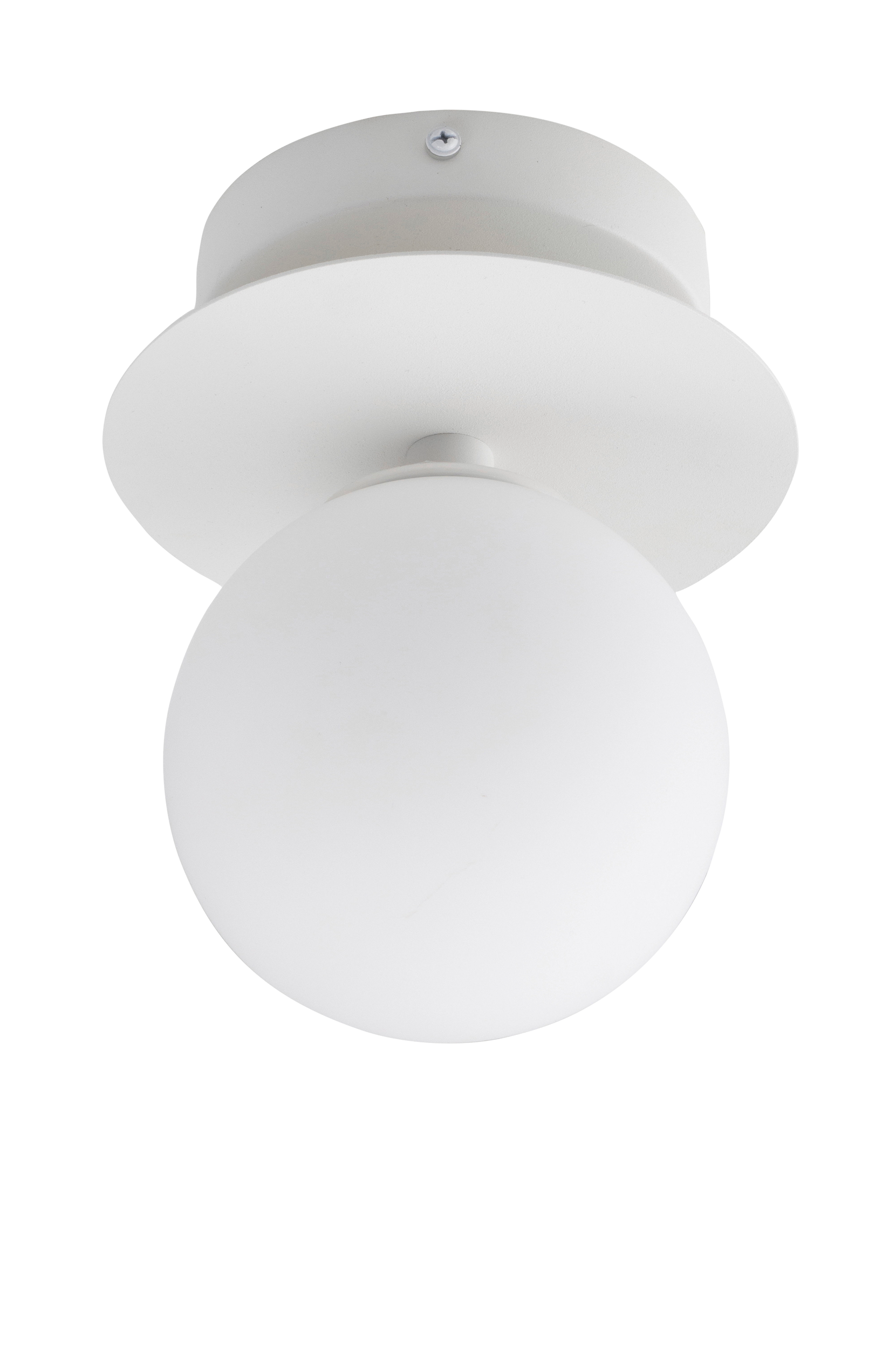 Globen Lighting - Vägglampa/Plafond Art Deco 24 IP44 - Vit