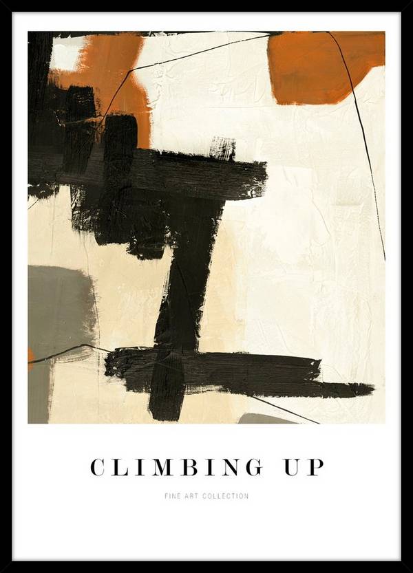 Bilde av Bilde Climbing up, Svart rammeme - 1
