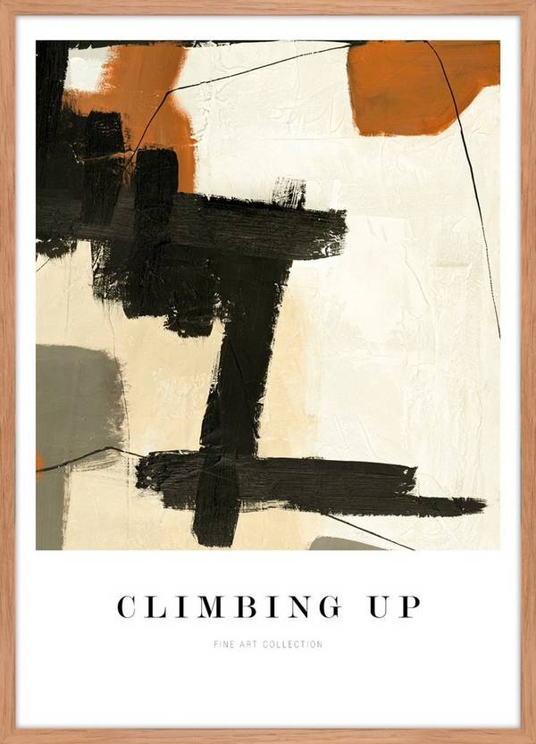 Bilde av Bilde Climbing up, Eikerammeme - 1
